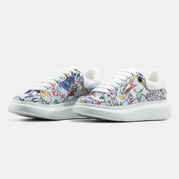 Кросівки Alexander McQueen White Multicolor 24231-Мультиколір-36 фото Кросівки Alexander McQueen White Multicolor 24231-Мультиколір-36 фото