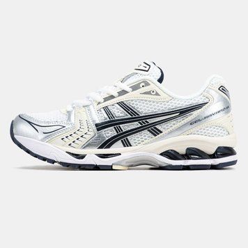 Кросівки Asics Gel-Kayano 14 White Silver Black 12708-Сірий-36 фото