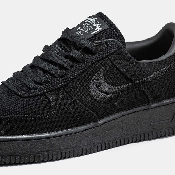 Кросівки Nike Air Force 1 Low Black x Stussy 05914-Чорний-36 фото Кросівки Nike Air Force 1 Low Black x Stussy 05914-Чорний-36 фото