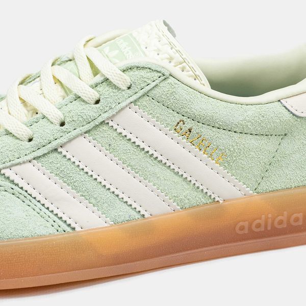 Кросівки Adidas Gazelle mint White 17006-Зелений-36 фото
