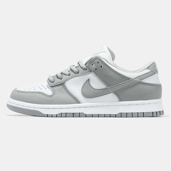 Кросівки Nike SB Dunk Low White Grey 11155-Сірий-38 фото Кросівки Nike SB Dunk Low White Grey 11155-Сірий-38 фото
