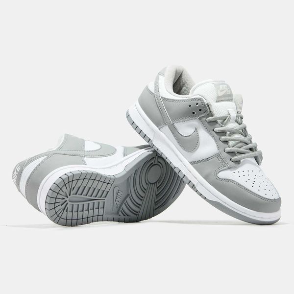 Кросівки Nike SB Dunk Low White Grey 11155-Сірий-38 фото Кросівки Nike SB Dunk Low White Grey 11155-Сірий-38 фото
