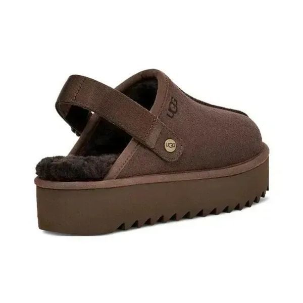 Уггі UGG Lanah Clog Chocolate Platform 22339-Бордовий-36 фото Уггі UGG Lanah Clog Chocolate Platform 22339-Бордовий-36 фото