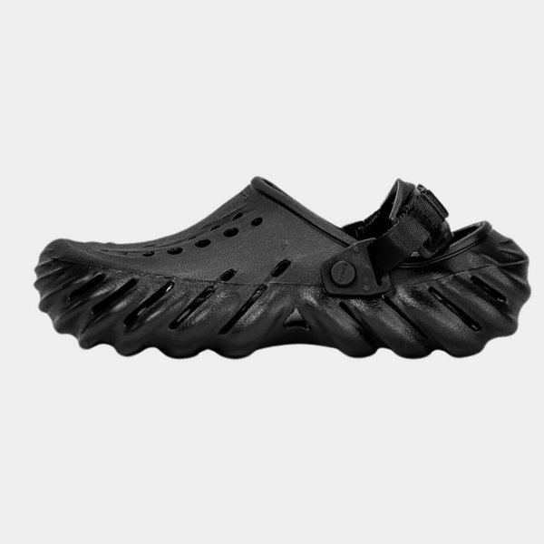 Тапочки Crocs Echo Clog Black 21273-Чорний-36 фото Тапочки Crocs Echo Clog Black 21273-Чорний-36 фото