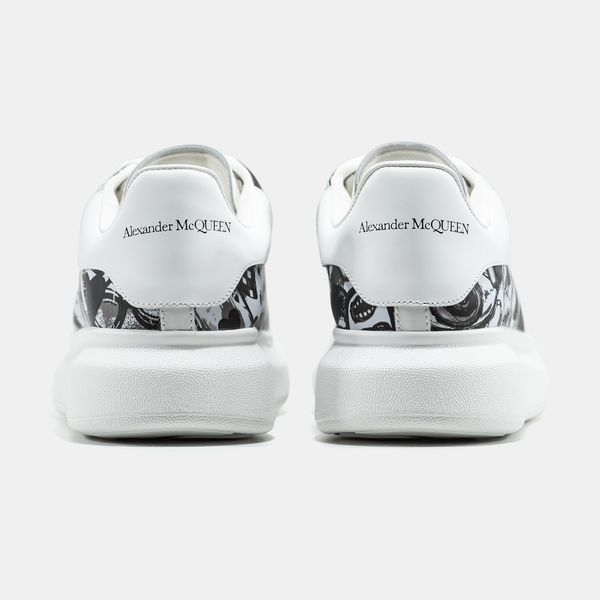 Кросівки Alexander McQueen White Black 24232-Мультиколір-36 фото Кросівки Alexander McQueen White Black 24232-Мультиколір-36 фото