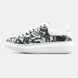 Кросівки Alexander McQueen White Black 24232-Мультиколір-36 фото 1