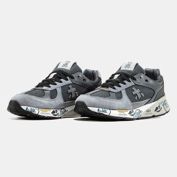 Кросівки Premiata Uomo Mase Grey Green 20346-Сірий-40 фото Кросівки Premiata Uomo Mase Grey Green 20346-Сірий-40 фото