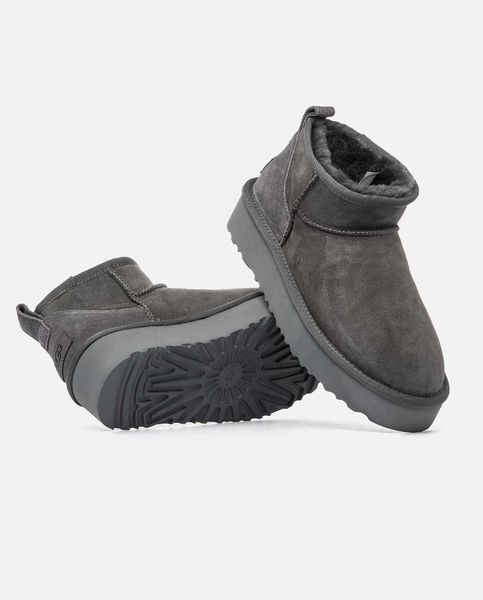 Уггі UGG Ultra Mini Platform Grey 10551-Сірий-38 фото Уггі UGG Ultra Mini Platform Grey 10551-Сірий-38 фото