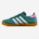 Кросівки Adidas Gazelle Indoor Green White Pink 16598-Зелений-36 фото 1