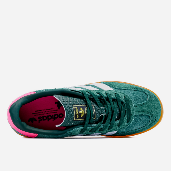 Кросівки Adidas Gazelle Indoor Green White Pink 16598-Зелений-37 фото Кросівки Adidas Gazelle Indoor Green White Pink 16598-Зелений-37 фото