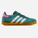 Кросівки Adidas Gazelle Indoor Green White Pink 16598-Зелений-37 фото 5