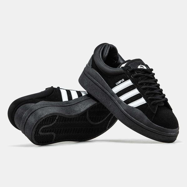 Кросівки Adidas Campus x Bad Bunny Black White 12765-Чорний-36 фото