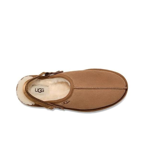 Уггі UGG Lanah Clog Chestnut Platform 18660-Бежевий-36 фото