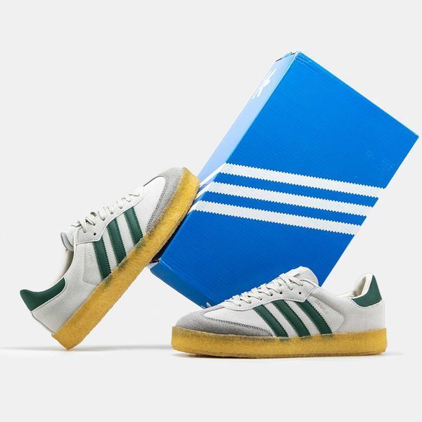 Кросівки Adidas Samba White Geen 12519-Білий-36 фото Кросівки Adidas Samba White Geen 12519-Білий-36 фото