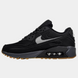 Кросівки Nike Air Max 90 Black White Gum 16455-Чорний-36 фото 1