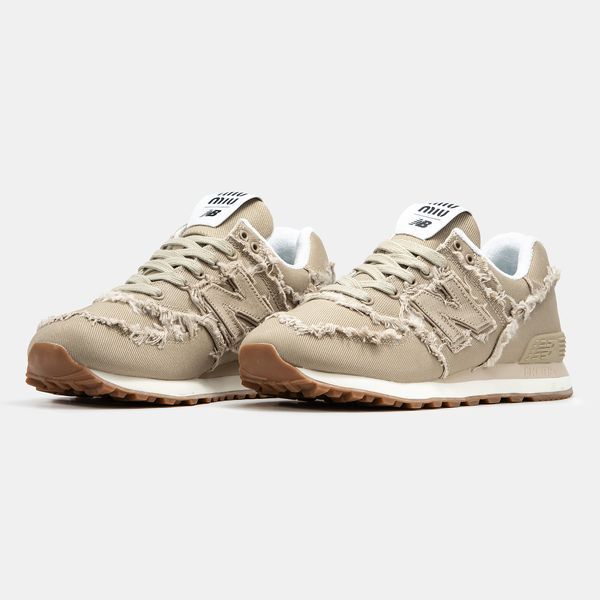 Кросівки New Balance 574 x MIU MIU BEIGE 19417-Бежевий-36 фото Кросівки New Balance 574 x MIU MIU BEIGE 19417-Бежевий-36 фото