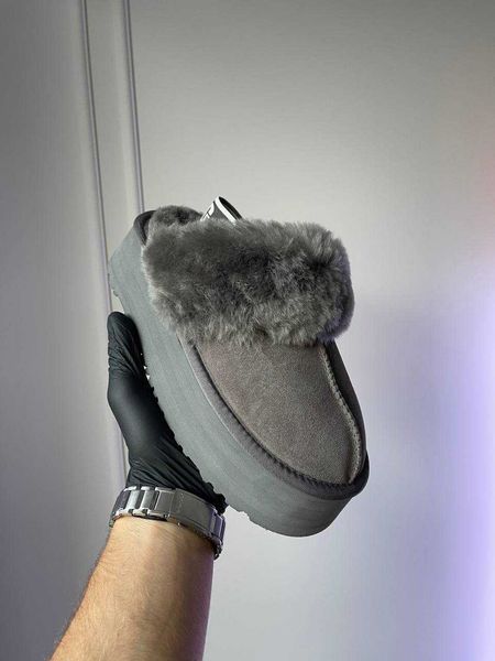 Уггі UGG Funkette Platform Grey 18082-Сірий-36 фото Уггі UGG Funkette Platform Grey 18082-Сірий-36 фото