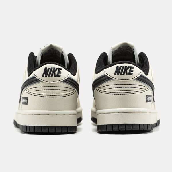 Кросівки Nike SB Dunk Low x Supreme Beige Black 24167-Бежевий-40 фото