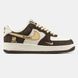 Кросівки Nike Air Force 1 x Undefeated Brown Beige 24173-Коричневий-40 фото 5